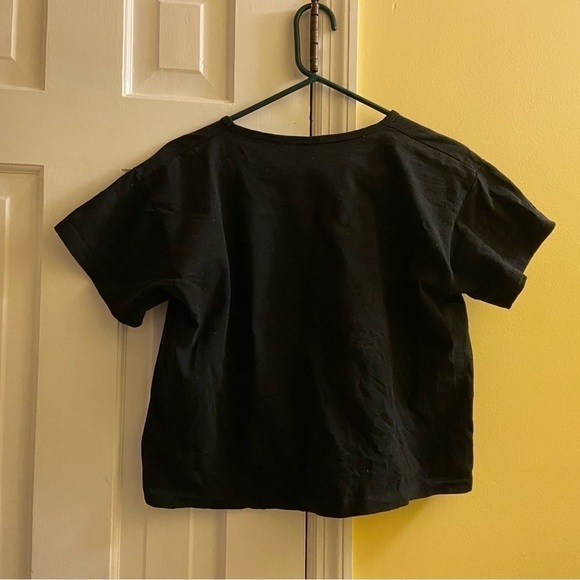 3 for $15 💜 𝅺levi’s Womens Juniors Vintage Black Crop T-Shirt - Picture 5 of 5
